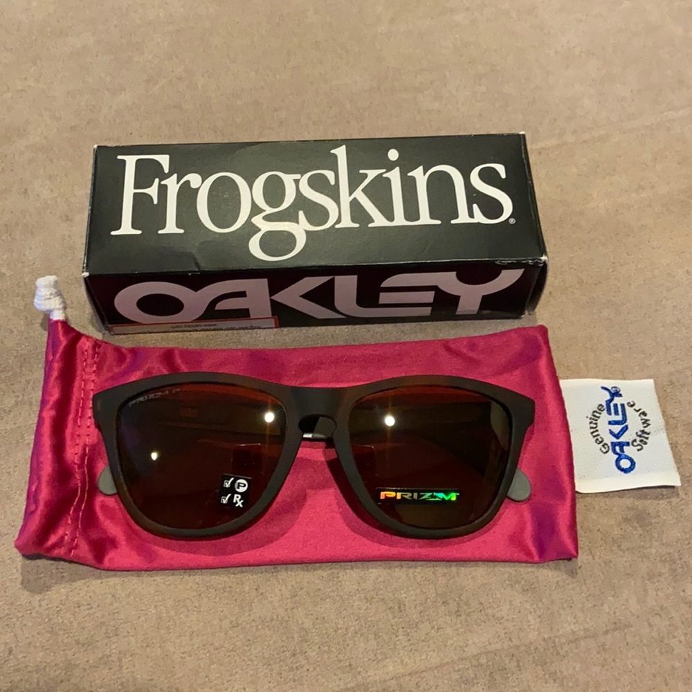 Oakley Frogskin Matte Brown Tortoise Sunglasses